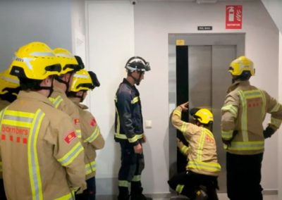 CURSO DE ELEVAMON A BOMBEROS DE LA GENERALITAT (VIDEO)